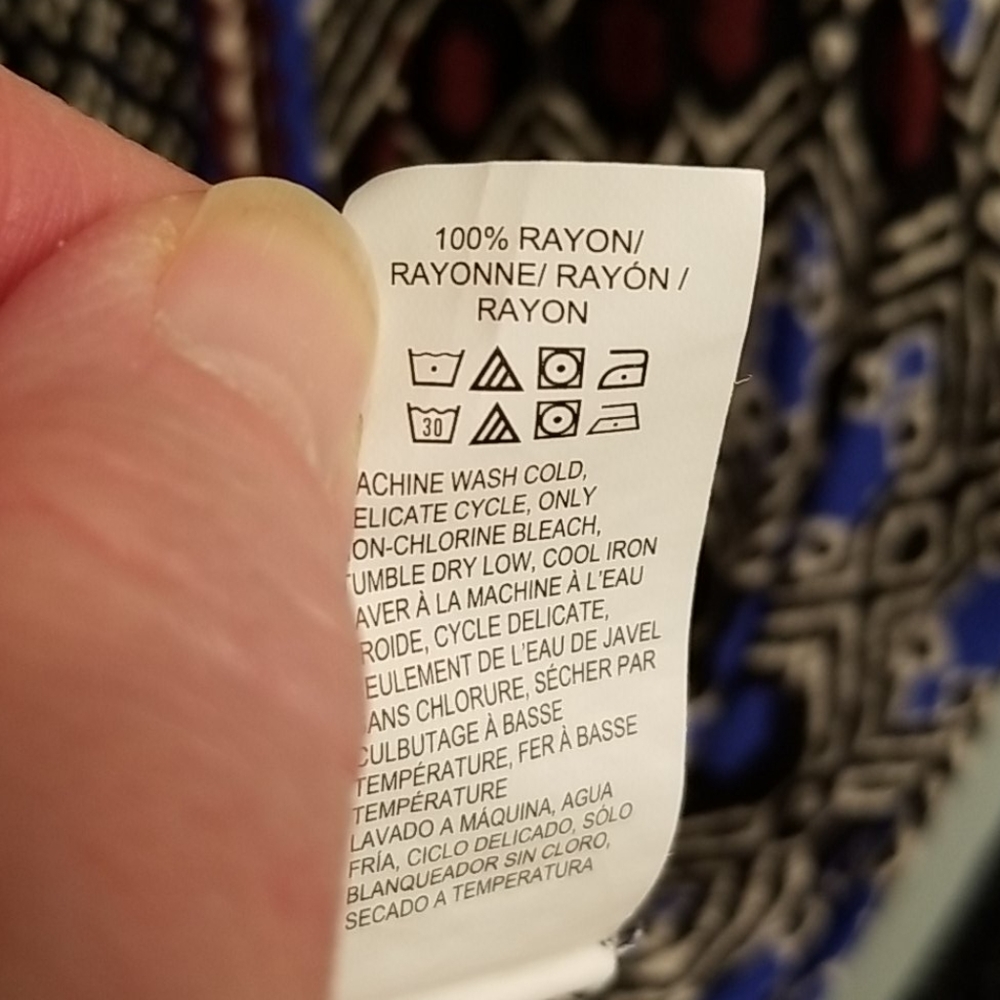 Lucky Brand Long Sleeve Button Down Blouse in L - Picture 9 of 11
